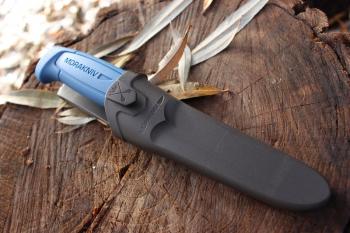 1 589 р. Нож MORAKNIV Basic 546, длина клинка 91 мм, синий  12241  с доставкой в г. Чебоксары. Увеличить фотографию 3