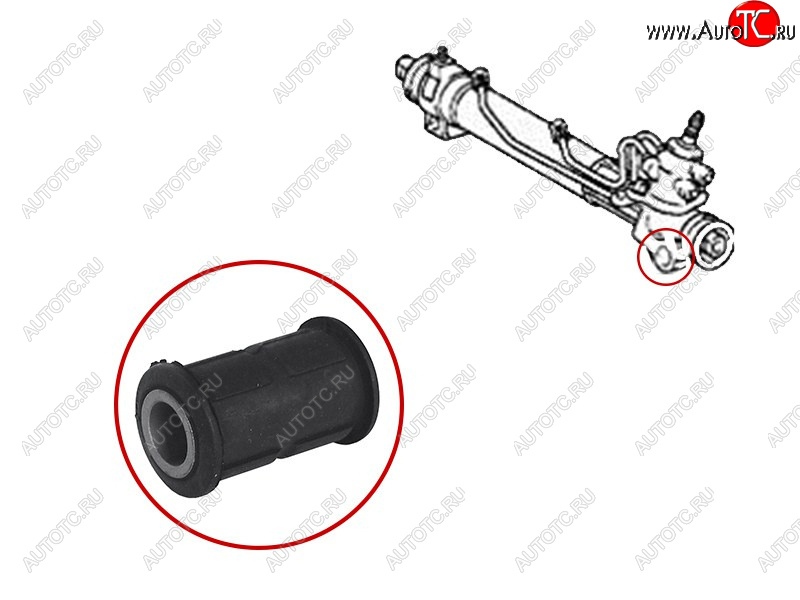 669 р. Втулка рулевой рейки Toyota Harrier (XU10,XU30) 97-13  Lexus RX 97-06 SAT ST-44250-48051B  с доставкой в г. Чебоксары