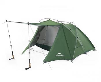 Палатка Naturehike Hillock 6, 2-местная, зеленая  cnk2300zp040-agr
