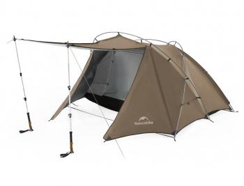 Палатка Naturehike Hillock 6, 2-местная, коричневая  cnk2300zp040-br