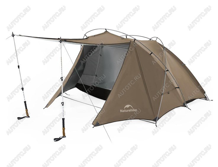 18 279 р. Палатка Naturehike Hillock 6, 2-местная, коричневая  cnk2300zp040-br  с доставкой в г. Чебоксары