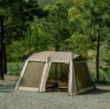 52 379 р. Палатка Naturehike Village 13 Quick-opening, автоматическая 5-8-местная  cnh23zp12003-br  с доставкой в г. Чебоксары. Увеличить фотографию 4