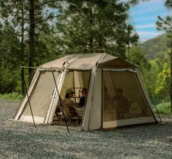 52 379 р. Палатка Naturehike Village 13 Quick-opening, автоматическая 5-8-местная  cnh23zp12003-br  с доставкой в г. Чебоксары. Увеличить фотографию 3