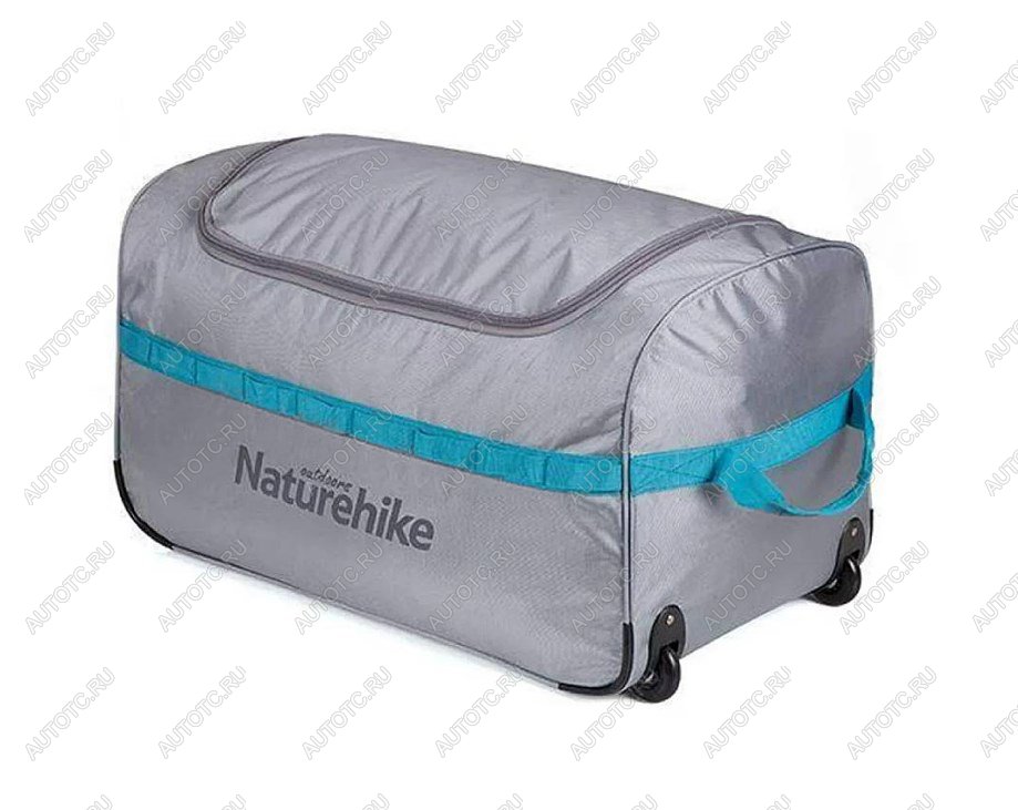 3 179 р. Сумка дорожная Naturehike А027, с колесами,110 л., серая  nh18x027-l-lg  с доставкой в г. Чебоксары