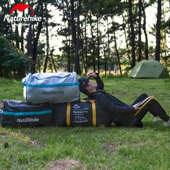 3 179 р. Сумка дорожная Naturehike А027, с колесами,110 л., черная  nh18x027-l-lb  с доставкой в г. Чебоксары. Увеличить фотографию 7