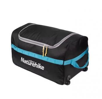Сумка дорожная Naturehike А027, с колесами,110 л., черная  nh18x027-l-lb