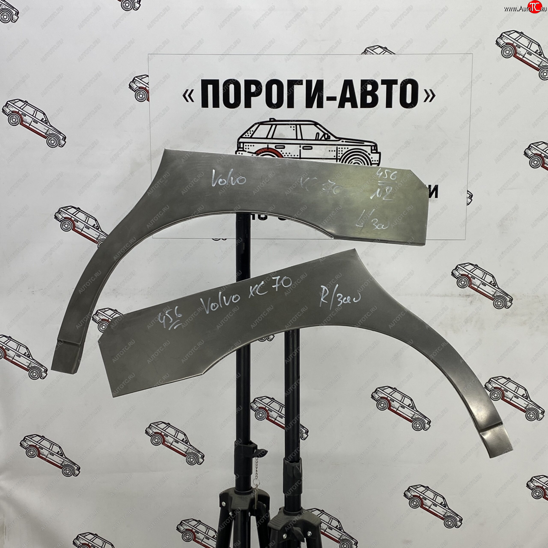 2 199 р. Правая внешняя задняя ремонтная арка ПОРОГИ-АВТО  Volvo XC70 (1997-2000) (холоднокатаная сталь 0,8мм)  с доставкой в г. Чебоксары