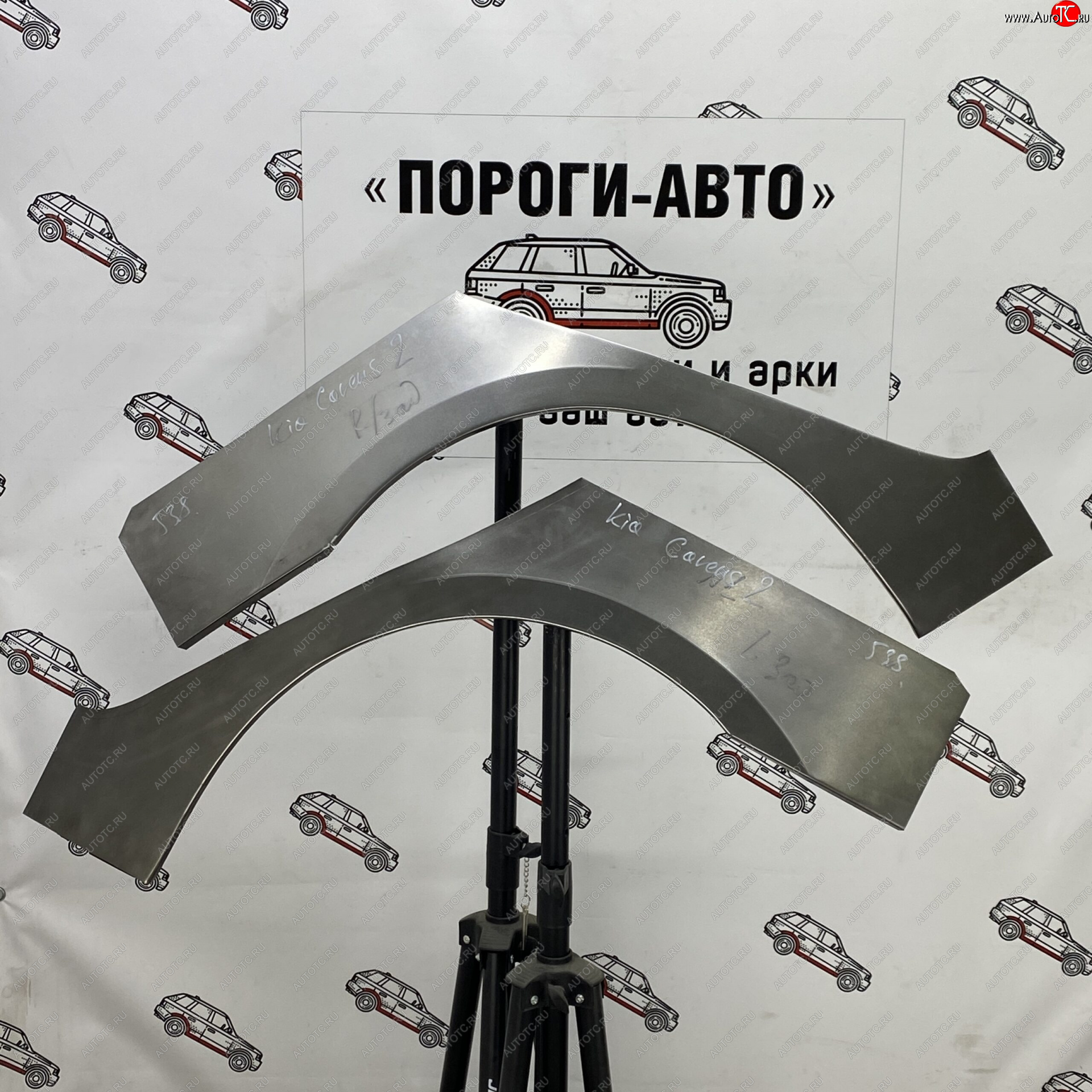 2 199 р. Ремонтные арки задних крыльев (Левая арка) Пороги-Авто  KIA Carens  UN (2006-2013) (холоднокатаная сталь 0,8мм)  с доставкой в г. Чебоксары