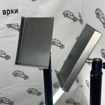 Универсальная левая задняя торцевая заглушка порогов Пороги-Авто  (холоднокатаная сталь 1мм)