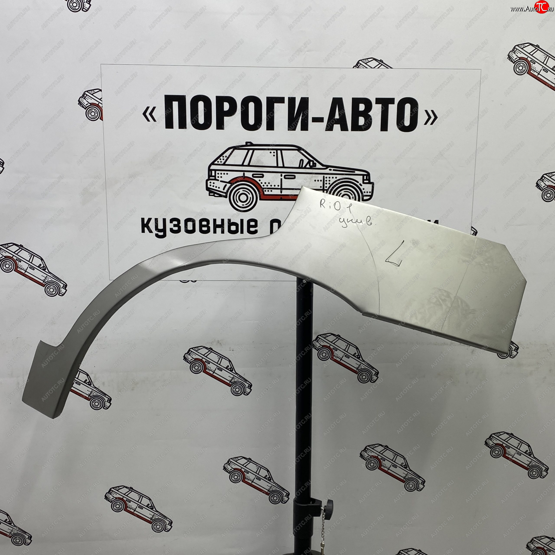 2 199 р. Правая внешняя задняя ремонтная арка ПОРОГИ-АВТО  KIA Rio  1 DC (2000-2005) дорестайлинг седан, дорестайлинг универсал, рестайлинг седан, рестайлинг универсал (холоднокатаная сталь 0,8 мм)  с доставкой в г. Чебоксары