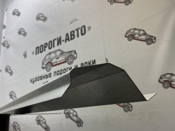 Левый ремонтный порог ПОРОГИ-АВТО Mitsubishi Lancer  10 CY (2007-2017) седан дорестайлинг, хэтчбэк дорестайлинг, седан рестайлинг, хэтчбек 5 дв рестайлинг (холоднокатаная сталь 1 мм)
