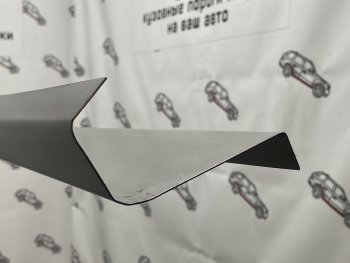 Левый ремонтный порог ПОРОГИ-АВТО Лада Ларгус (2012-2025) дорестайлинг R90, рестайлинг R90 (Холоднокатанная сталь 1 мм)