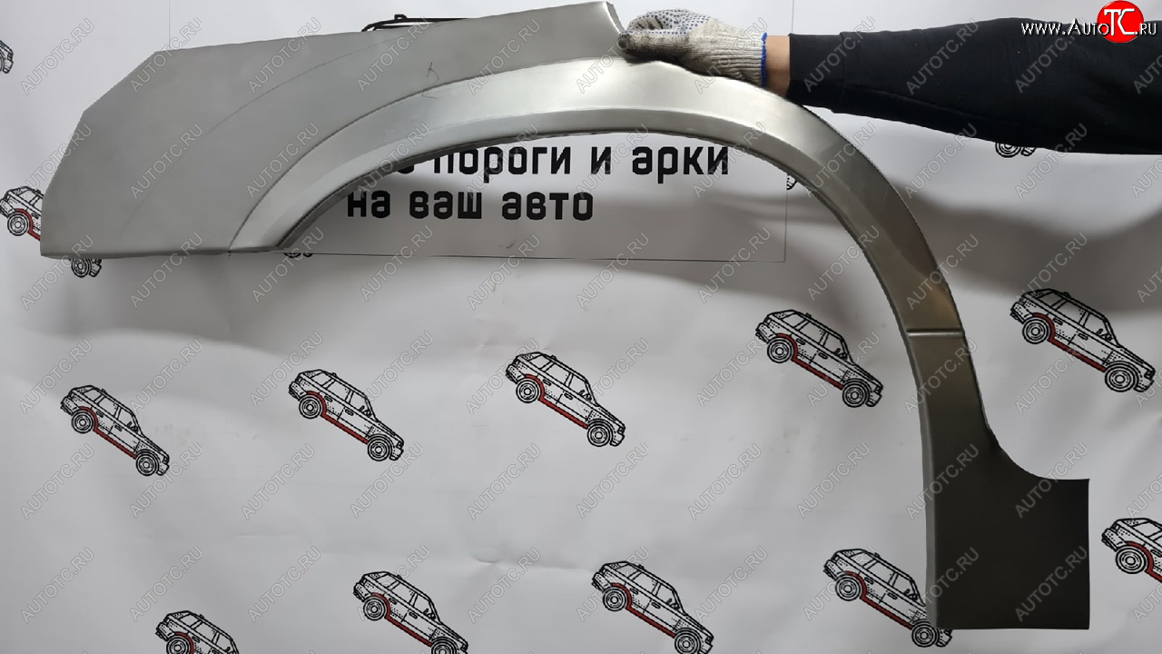 4 299 р. Ремкомплект внешних арок (2 шт, Long) Пороги-Авто  KIA Sportage  2 JE,KM (2004-2010) дорестайлинг,  рестайлинг (Холоднокатаная сталь 0,8 мм)  с доставкой в г. Чебоксары