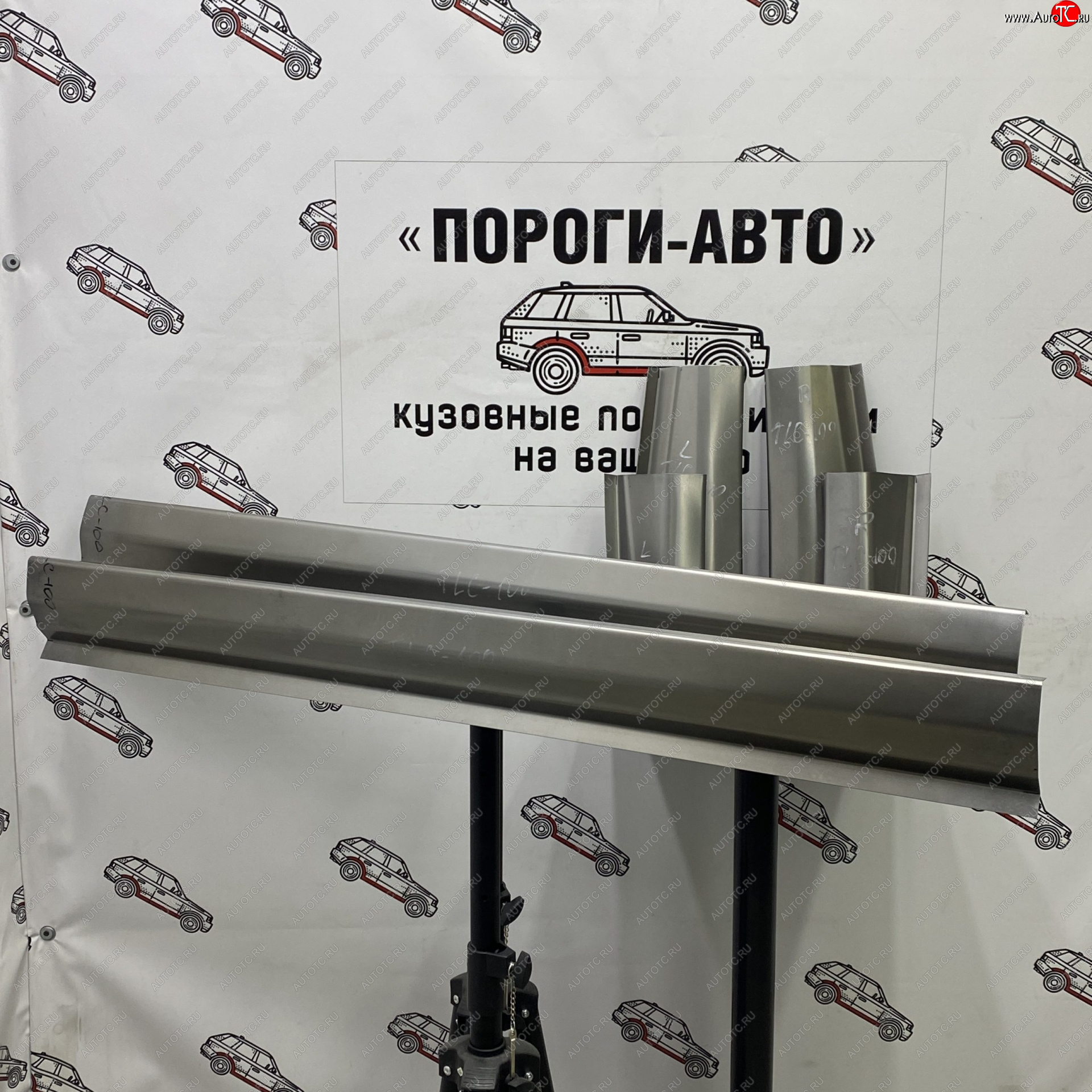 1 989 р. Правый ремонтный порог Пороги-Авто Toyota Land Cruiser 10 100 1-ый рестайлинг (2002-2005) (Холоднокатанная сталь 1 мм)  с доставкой в г. Чебоксары
