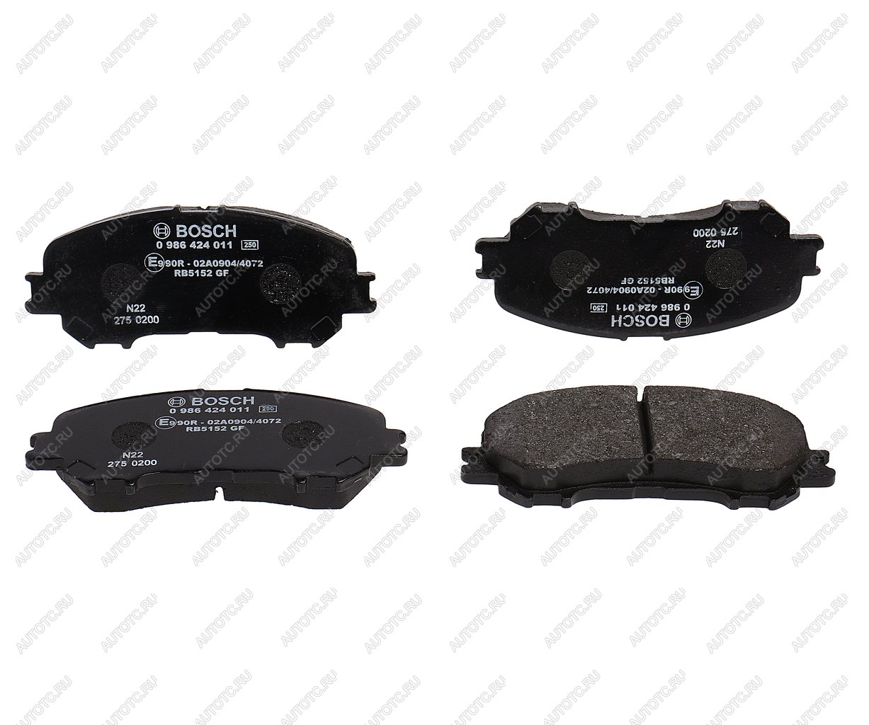 3 589 р. Колодки тормозные передние (4шт.) BOSCH Nissan Qashqai 2 J11 дорестайлинг (2013-2019)  с доставкой в г. Чебоксары