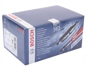 2 999 р. Колодки тормозные передние (4шт.) BOSCH Nissan Terrano2 R50 рестайлинг (1999-2002)  с доставкой в г. Чебоксары. Увеличить фотографию 3