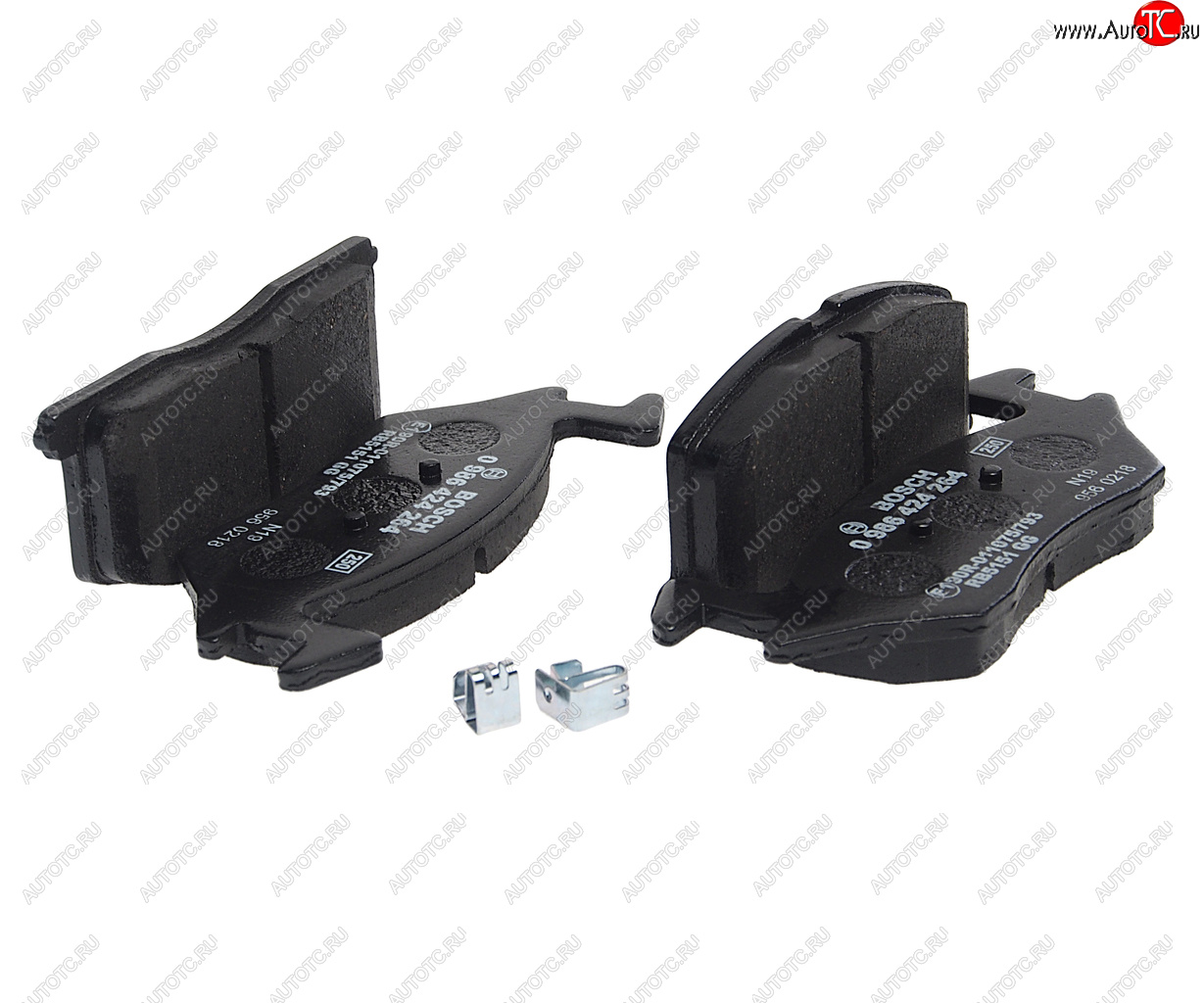 1 129 р. Колодки тормозные (4шт.) BOSCH Toyota Starlet P90 хэтчбэк 3 дв. дорестайлинг (1995-1997)  с доставкой в г. Чебоксары