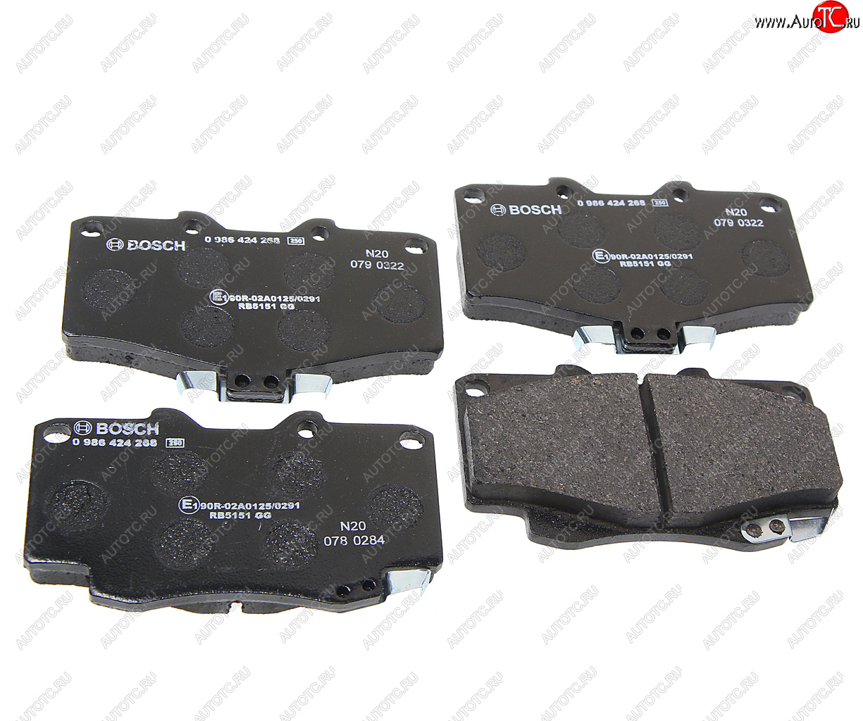 2 899 р. Колодки тормозные передние (4шт.) BOSCH Toyota 4Runner N120,N130 5 дв. дорестайлинг (1989-1992)  с доставкой в г. Чебоксары