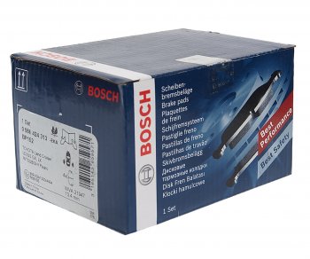 1 999 р. Колодки тормозные передние (4шт.) BOSCH Toyota 4Runner N210 дорестайлинг (2002-2005)  с доставкой в г. Чебоксары. Увеличить фотографию 2