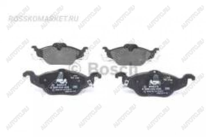 2 199 р. Колодки тормозные передние (4шт.) BOSCH Opel Zafira A (1999-2006)  с доставкой в г. Чебоксары