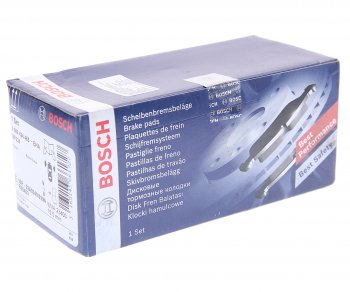 1 499 р. Колодки тормозные передние (4шт.) BOSCH Suzuki Baleno (1999-2002)  с доставкой в г. Чебоксары. Увеличить фотографию 3