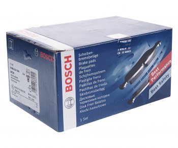 3 999 р. Колодки тормозные передние (4шт.) BOSCH Volvo V70 (2001-2007)  с доставкой в г. Чебоксары. Увеличить фотографию 2