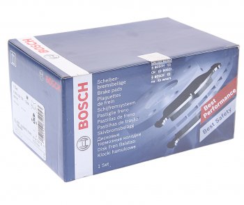 4 549 р. Колодки тормозные задние (4шт.) BOSCH Mercedes-Benz ML class W163 дорестайлинг (1997-2001)  с доставкой в г. Чебоксары. Увеличить фотографию 3