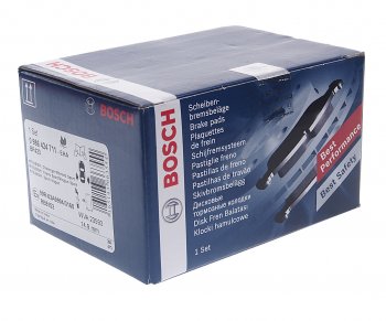 2 199 р. Колодки тормозные задние (4шт.) BOSCH Mitsubishi Montero Sport PA рестайлинг (2000-2008)  с доставкой в г. Чебоксары. Увеличить фотографию 2