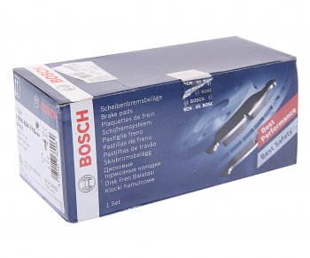 2 999 р. Колодки тормозные передние (4шт.) BOSCH Nissan Pathfinder R50 дорестайлинг (1995-1999)  с доставкой в г. Чебоксары. Увеличить фотографию 3