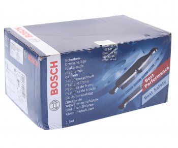 2 789 р. Колодки тормозные передние (4шт.) BOSCH Honda Legend 3 KA9 дорестайлинг (1996-1998)  с доставкой в г. Чебоксары. Увеличить фотографию 3