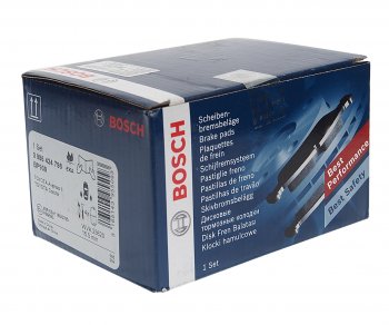 3 079 р. Колодки тормозные задние (4шт.) BOSCH Toyota Corolla E130 седан USA (2003-2007)  с доставкой в г. Чебоксары. Увеличить фотографию 2