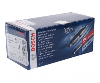 2 249 р. Колодки тормозные задние (4шт.) BOSCH Mercedes-Benz C-Class W203 дорестайлинг седан (2000-2004)  с доставкой в г. Чебоксары. Увеличить фотографию 2