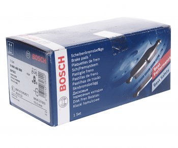2 269 р. Колодки тормозные задние (4шт.) BOSCH SAAB 9000 (1993-1998)  с доставкой в г. Чебоксары. Увеличить фотографию 2