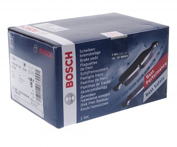 1 769 р. Колодки тормозные передние (4шт.) BOSCH Nissan Teana 1 J31 дорестайлинг (2003-2005)  с доставкой в г. Чебоксары. Увеличить фотографию 2