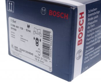 1 769 р. Колодки тормозные передние (4шт.) BOSCH Nissan Teana 1 J31 дорестайлинг (2003-2005)  с доставкой в г. Чебоксары. Увеличить фотографию 3