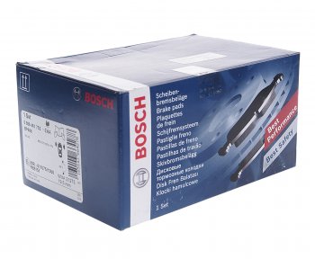 3 659 р. Колодки тормозные передние (4шт.) BOSCH Volvo V70 (2001-2007)  с доставкой в г. Чебоксары. Увеличить фотографию 2