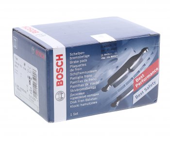 1 049 р. Колодки тормозные передние (4шт.) BOSCH Peugeot 106 (1991-2003)  с доставкой в г. Чебоксары. Увеличить фотографию 3