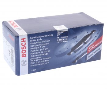 1 489 р. Колодки тормозные передние (4шт.) BOSCH Лада 2123 (Нива Шевроле) дорестайлинг (2002-2008)  с доставкой в г. Чебоксары. Увеличить фотографию 3