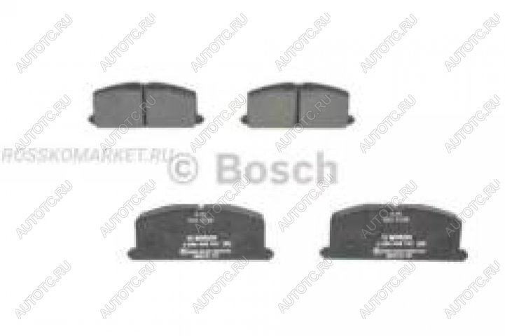 1 789 р. Колодки тормозные передние (4шт.) BOSCH Toyota Celica T180 (1989-1993)  с доставкой в г. Чебоксары