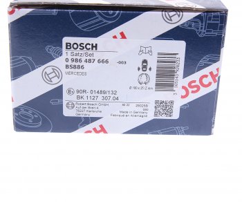 3 369 р. Колодки тормозные задние барабанные (4шт.) BOSCH Mercedes-Benz CLS class C219 (2004-2011)  с доставкой в г. Чебоксары. Увеличить фотографию 5
