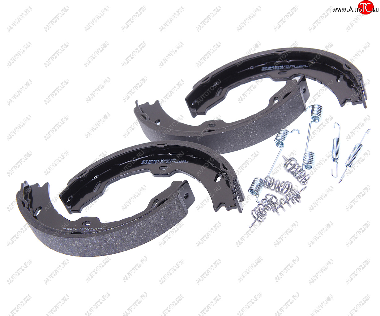 3 369 р. Колодки тормозные задние барабанные (4шт.) BOSCH Mercedes-Benz CLS class C219 (2004-2011)  с доставкой в г. Чебоксары