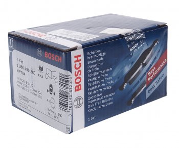 1 599 р. Колодки тормозные задние (4шт.) BOSCH Mercedes-Benz E-Class W210 дорестайлинг седан (1996-1999)  с доставкой в г. Чебоксары. Увеличить фотографию 2