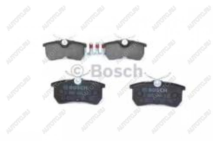 1 499 р. Колодки тормозные задние (4шт.) BOSCH Ford Focus 1 хэтчбэк 5 дв. дорестайлинг (1998-2002)  с доставкой в г. Чебоксары