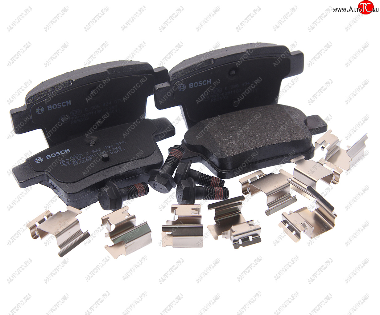 3 079 р. Колодки тормозные задние (4шт.) BOSCH Ford Mondeo Mk3,B4Y дорестайлинг, седан (2000-2003)  с доставкой в г. Чебоксары