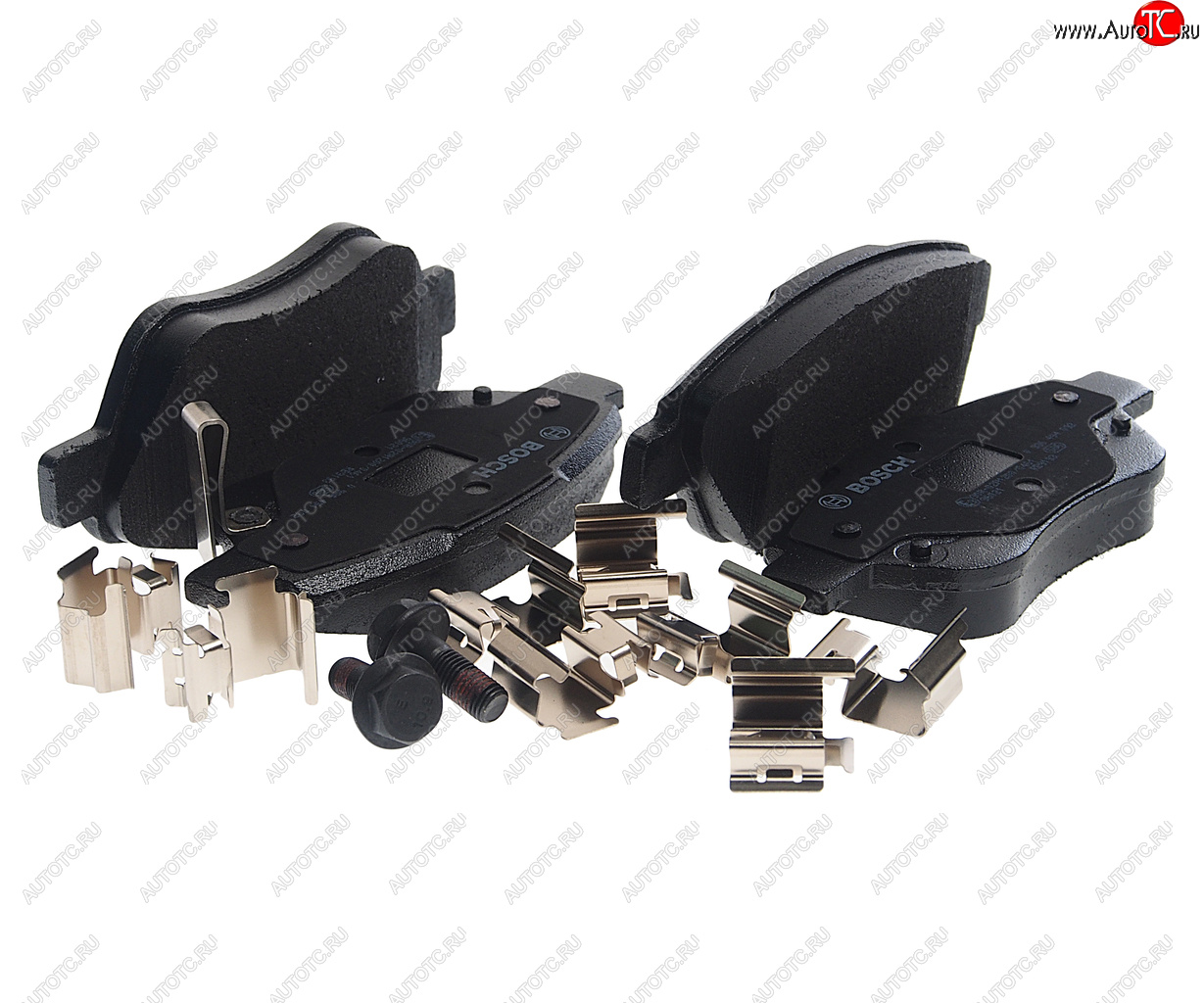 3 579 р. Колодки тормозные передние (4шт.) BOSCH Opel Corsa D 1-ый рестайлинг, хэтчбэк 3 дв. (2010-2011)  с доставкой в г. Чебоксары