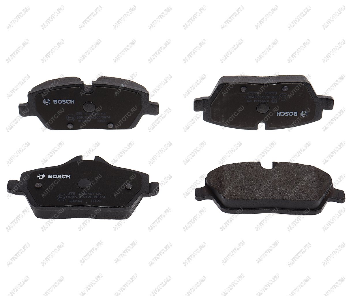 3 499 р. Колодки тормозные передние (4шт.) BOSCH BMW 1 серия E82 купе 1-ый рестайлинг (2007-2011)  с доставкой в г. Чебоксары