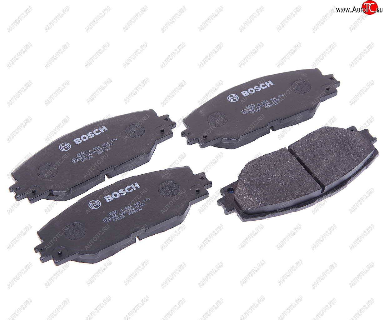 3 779 р. Колодки тормозные передние (4шт.) BOSCH Toyota RAV4 XA40 5 дв. дорестайлинг (2012-2015)  с доставкой в г. Чебоксары