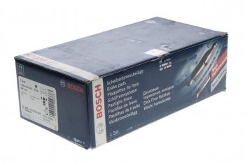 5 399 р. Колодки тормозные передние (4шт.) BOSCH Volkswagen Touareg 2 NF дорестайлинг (2010-2014)  с доставкой в г. Чебоксары. Увеличить фотографию 2