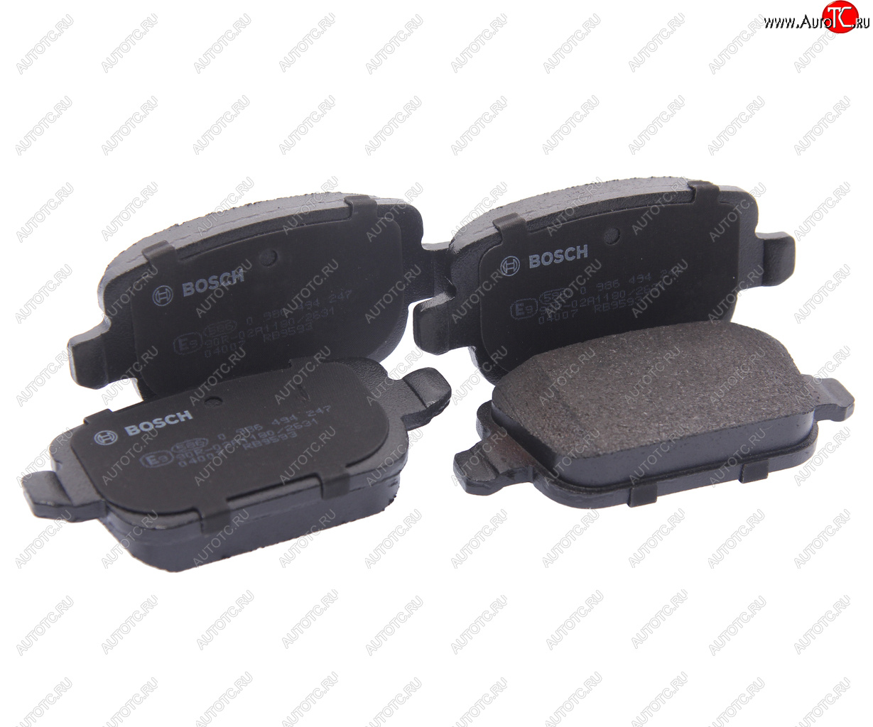 2 799 р. Колодки тормозные задние (4шт.) BOSCH Ford Mondeo Mk4,DG дорестайлинг, универсал (2007-2010)  с доставкой в г. Чебоксары