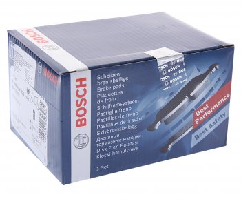 2 699 р. Колодки тормозные задние (4шт.) BOSCH Honda CR-V RE1,RE2,RE3,RE4,RE5,RE7 дорестайлинг (2007-2010)  с доставкой в г. Чебоксары. Увеличить фотографию 3